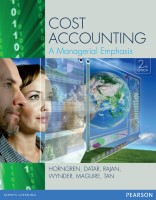 Cost AccountingA Managerial Emphsis   Datar, Srikant M.; Horngren, Charles T.; Maguire