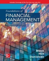 Stanley B. Block  Geoffrey A. Hirt  Bartley R. Danielsen   Foundations of financial management  2019