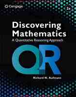 Richard N. Aufmann - Discovering Mathematics_ A Quantitative Reasoning Approach (2024)
