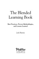 The Blended Learning Book: Best Practices, Proven Methodologies, and Lessons Learned