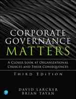 Corporate Governance Matters, 3rd Edition