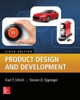 Product Design and Development; Sixth Edition.