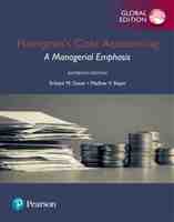 Horngren's Cost Accounting: A Managerial Emphasis, Global Edition