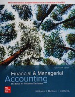 Financial & managerial accounting : the basis for business decisions