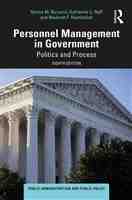 Personnel Management in Government: Politics and Process