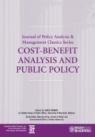 CostBenefit Analysis and Public Policy by the Association for Public Policy Analysis and  Management