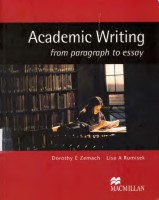 Academic Writing (ZemachRumisek)