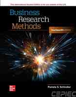 Business Research Methods, 14e ISE (Pamela S. Schindler)